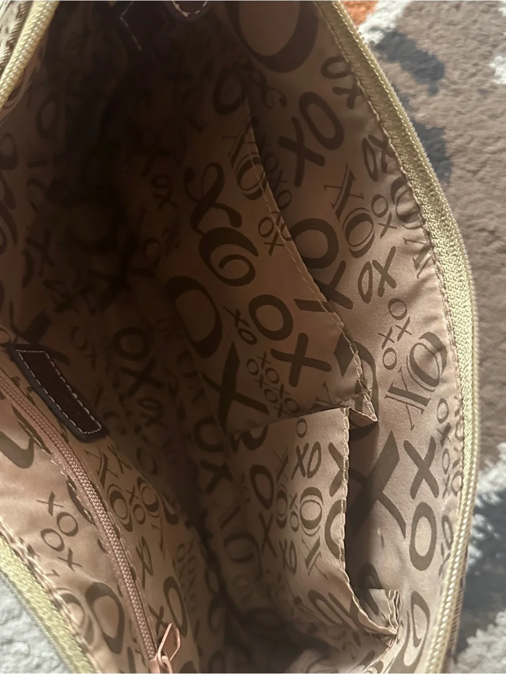 XOXO Y2K Monogram Shoulder Bag Brown